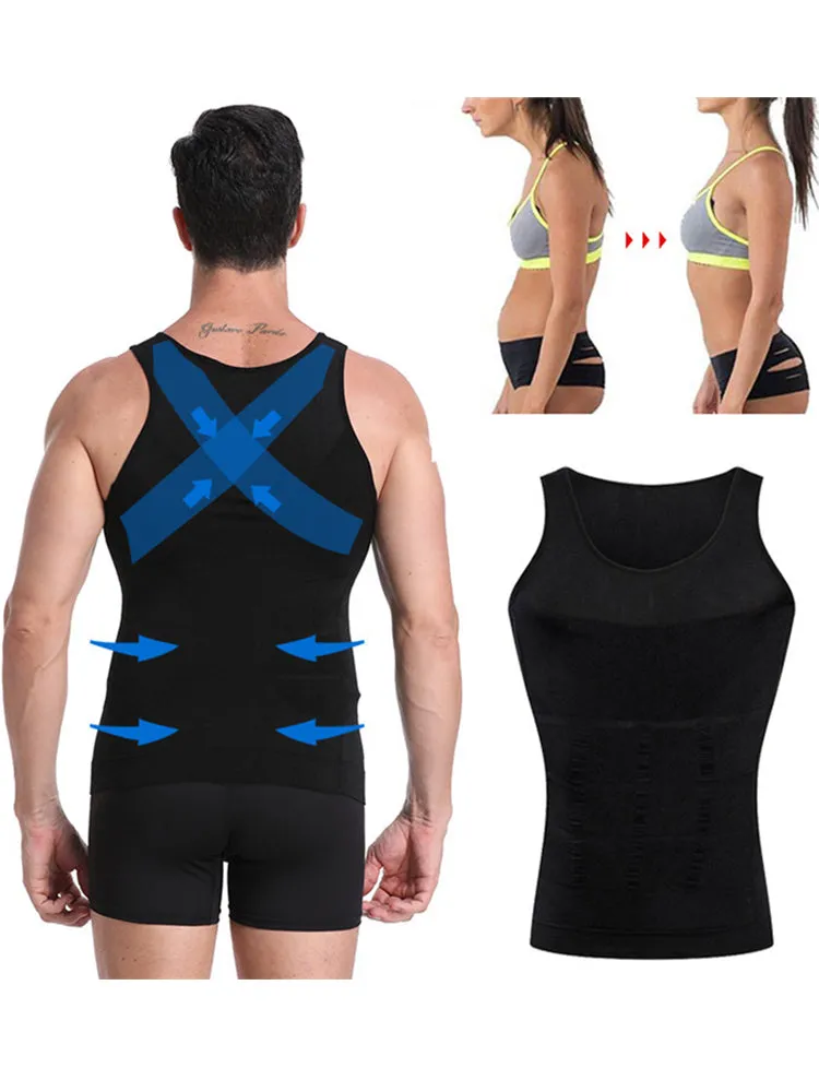 2 Pack Men Body Slimming Tummy Shaper