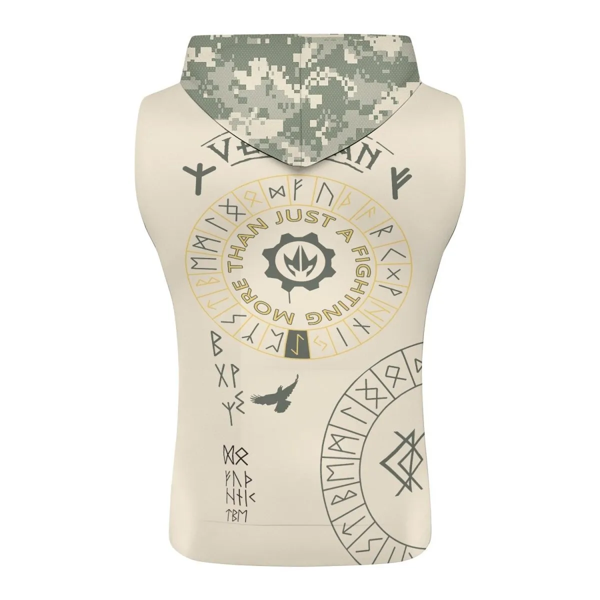 Army Veteran Viking Sleeveless Pullover & Zip Hoodie