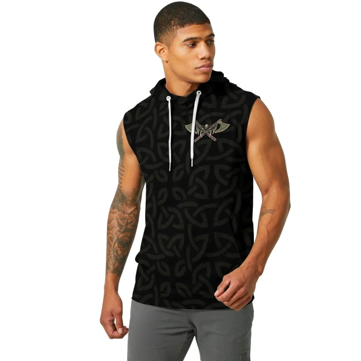 Berserker Warrior Sleeveless Pullover & Zip Hoodie