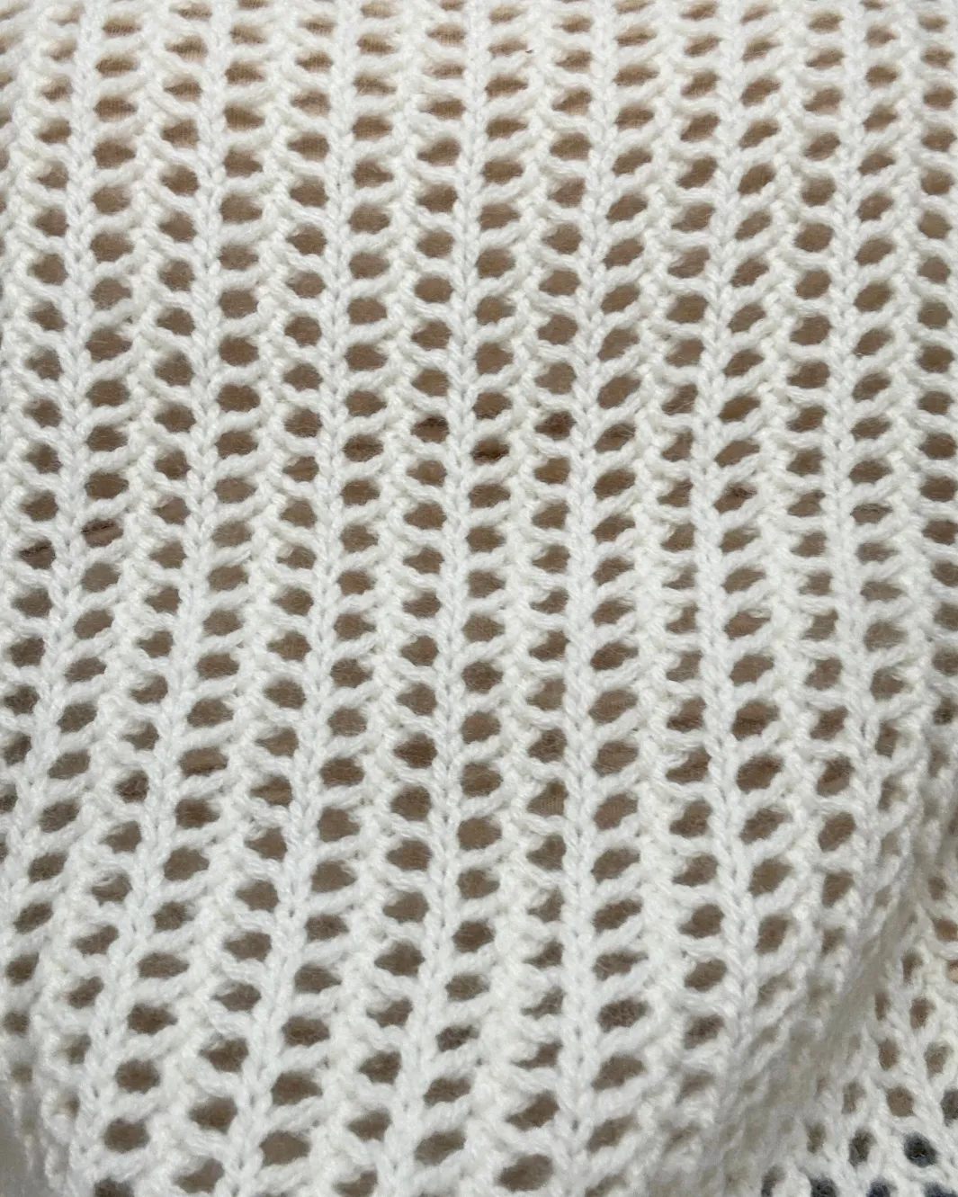 MARCI LONG SLEEVE RELAXED CREWNECK IN GARDENIA