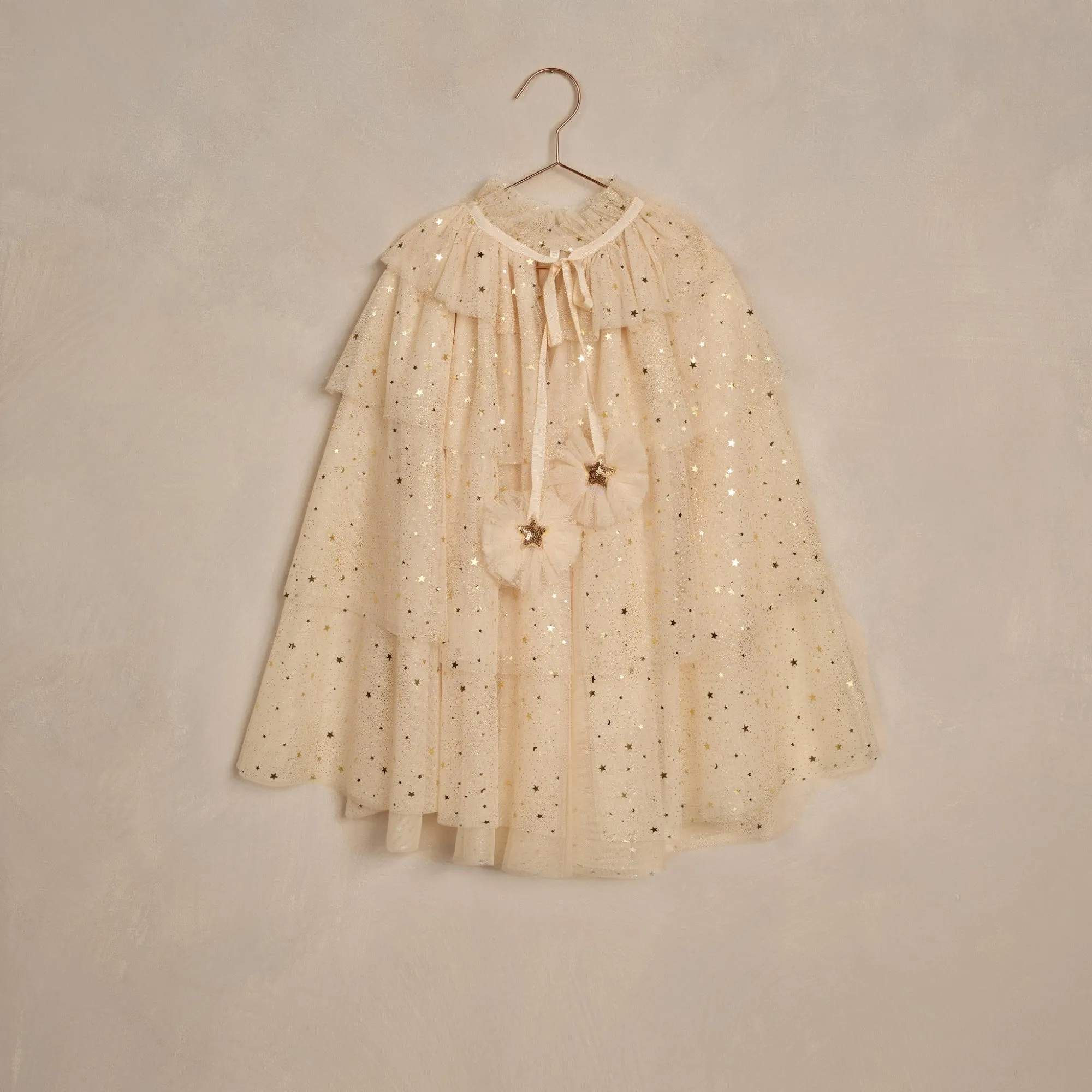 Nora Lee Tulle Cape - Champagne Stars