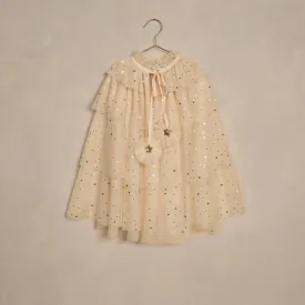 Nora Lee Tulle Cape - Champagne Stars