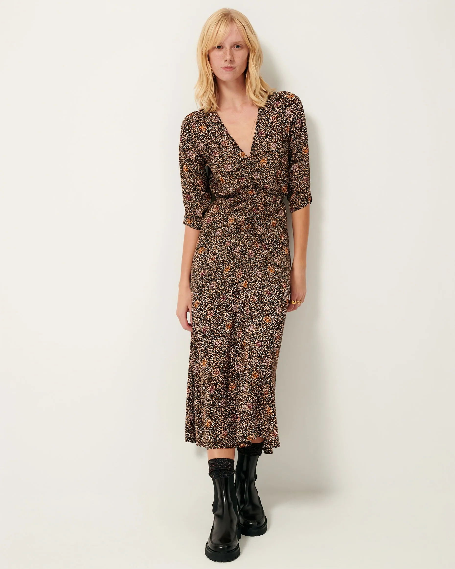 Sessun Nylia Long Dress in Floy Joy