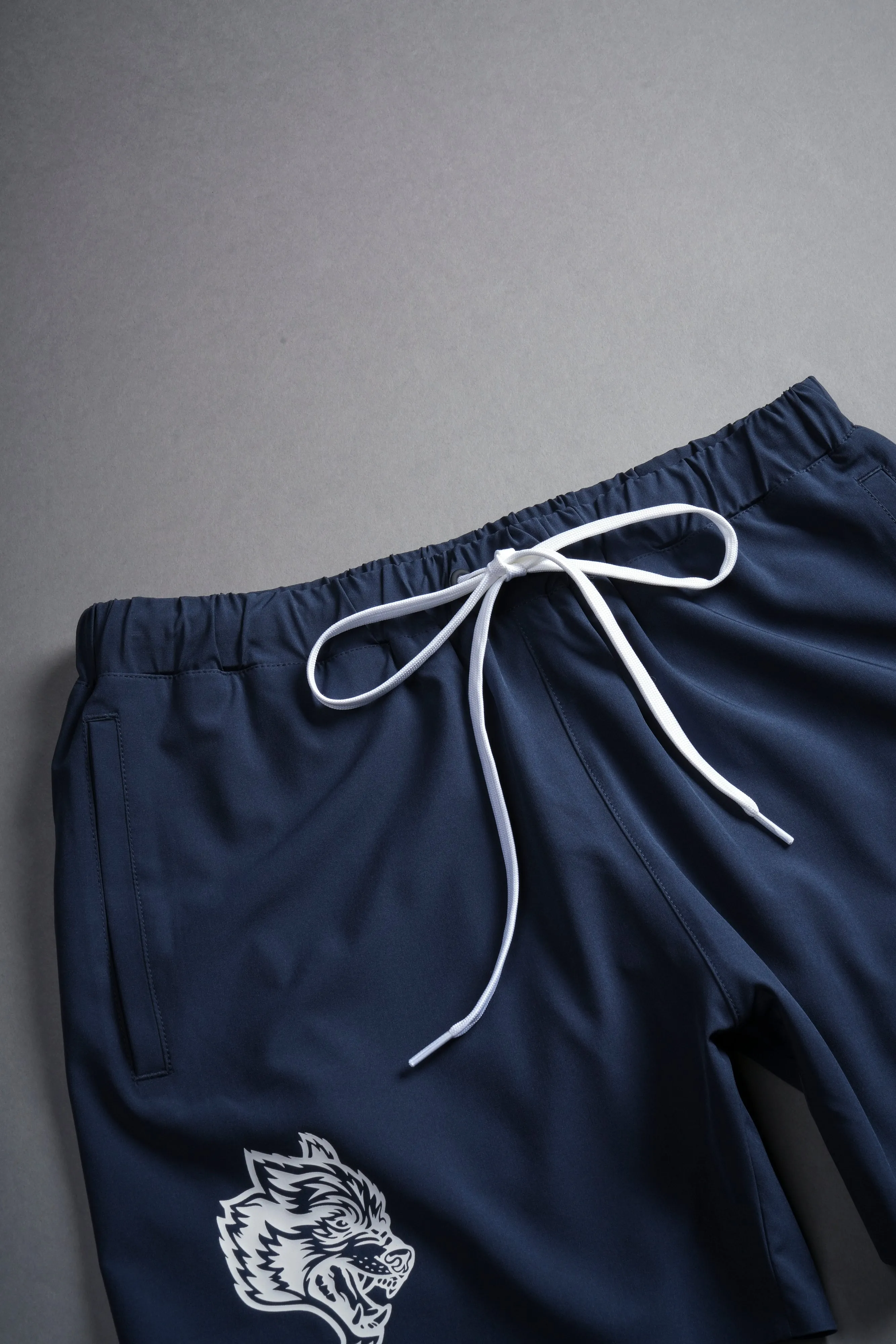 Wolves Represent Compression Shorts in Storm Blue