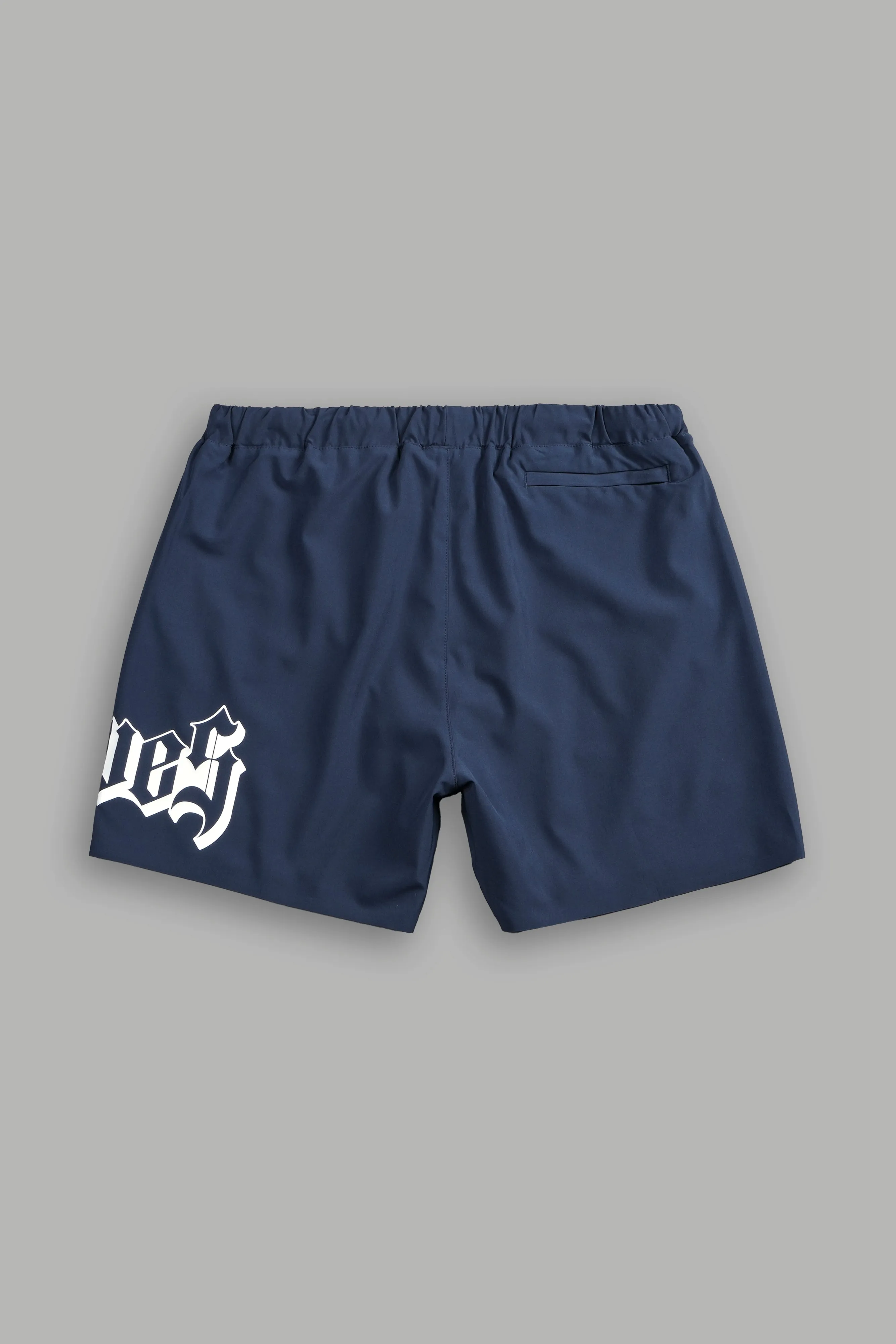 Wolves Represent Compression Shorts in Storm Blue